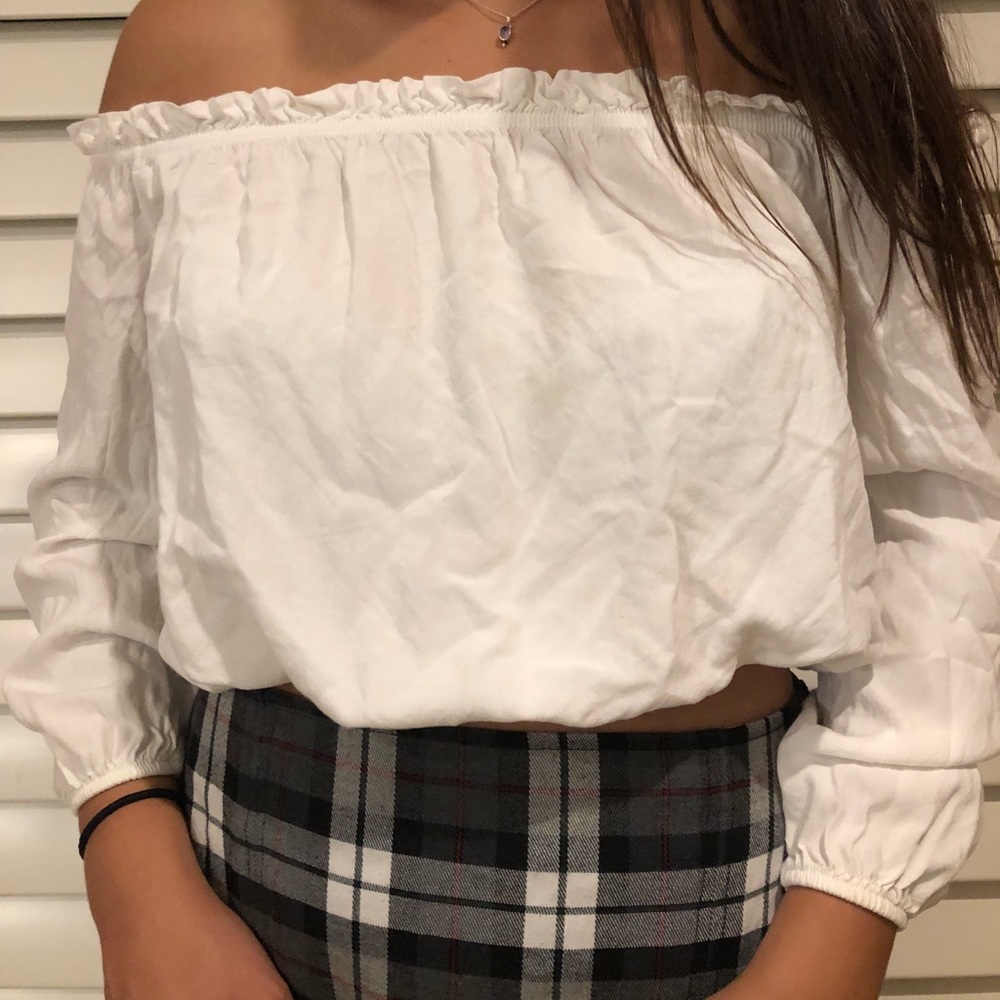 Off the shoulder shirt